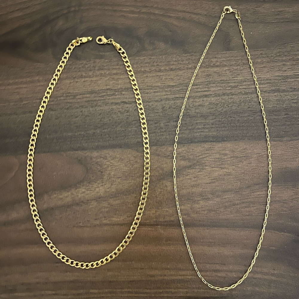 Chic Gold Necklace Duo